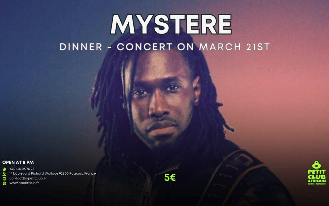 Mystère Dinner Concert – Saturday, March 21, 2026