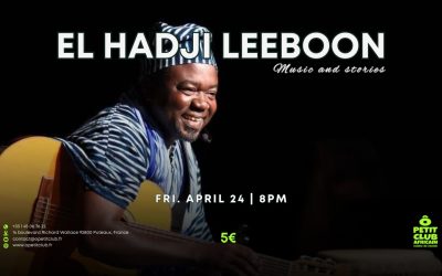 An evening of music and storytelling with El Hadji Leeboon.