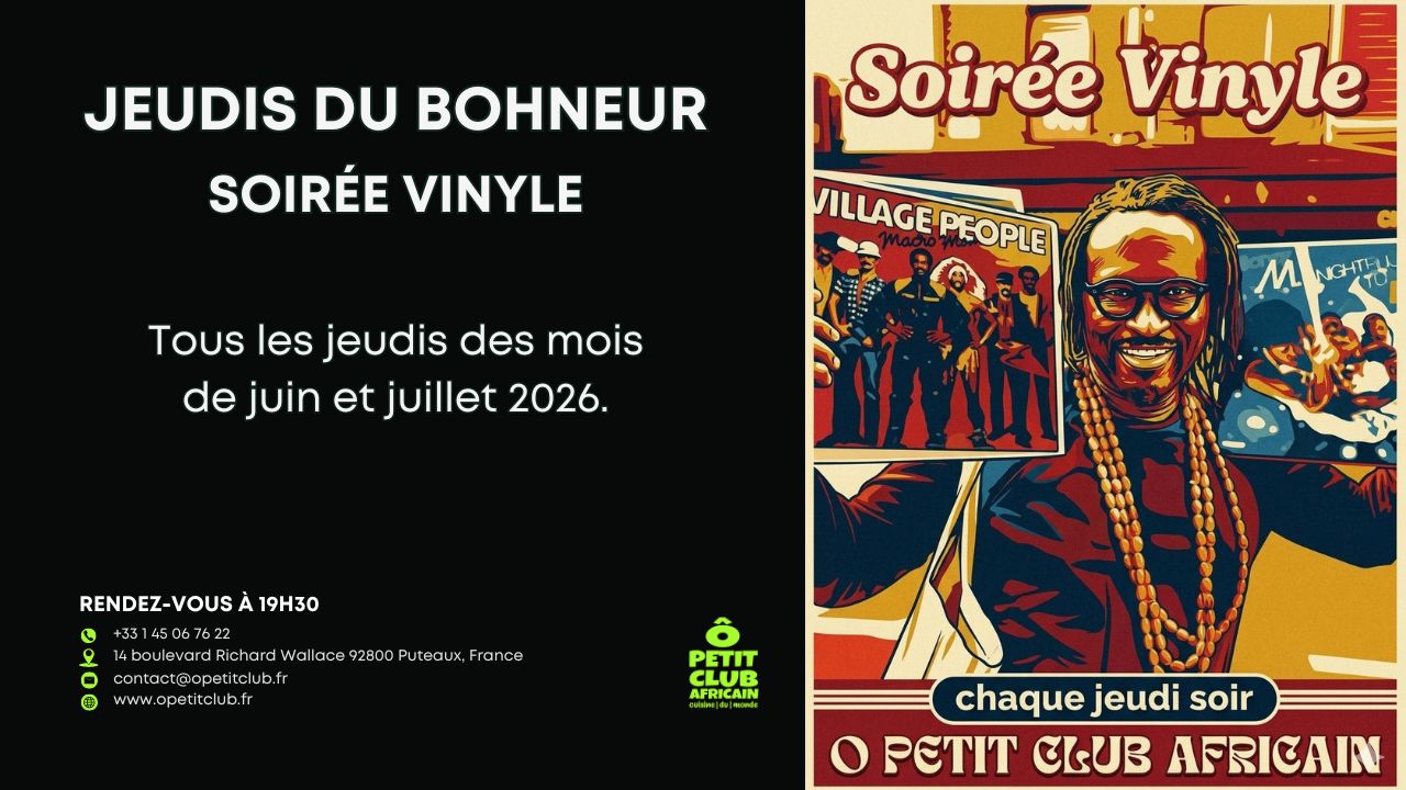 Flyer de Mystere qui fera un concert live ce samedi 23 mai au Petit Club Africain
